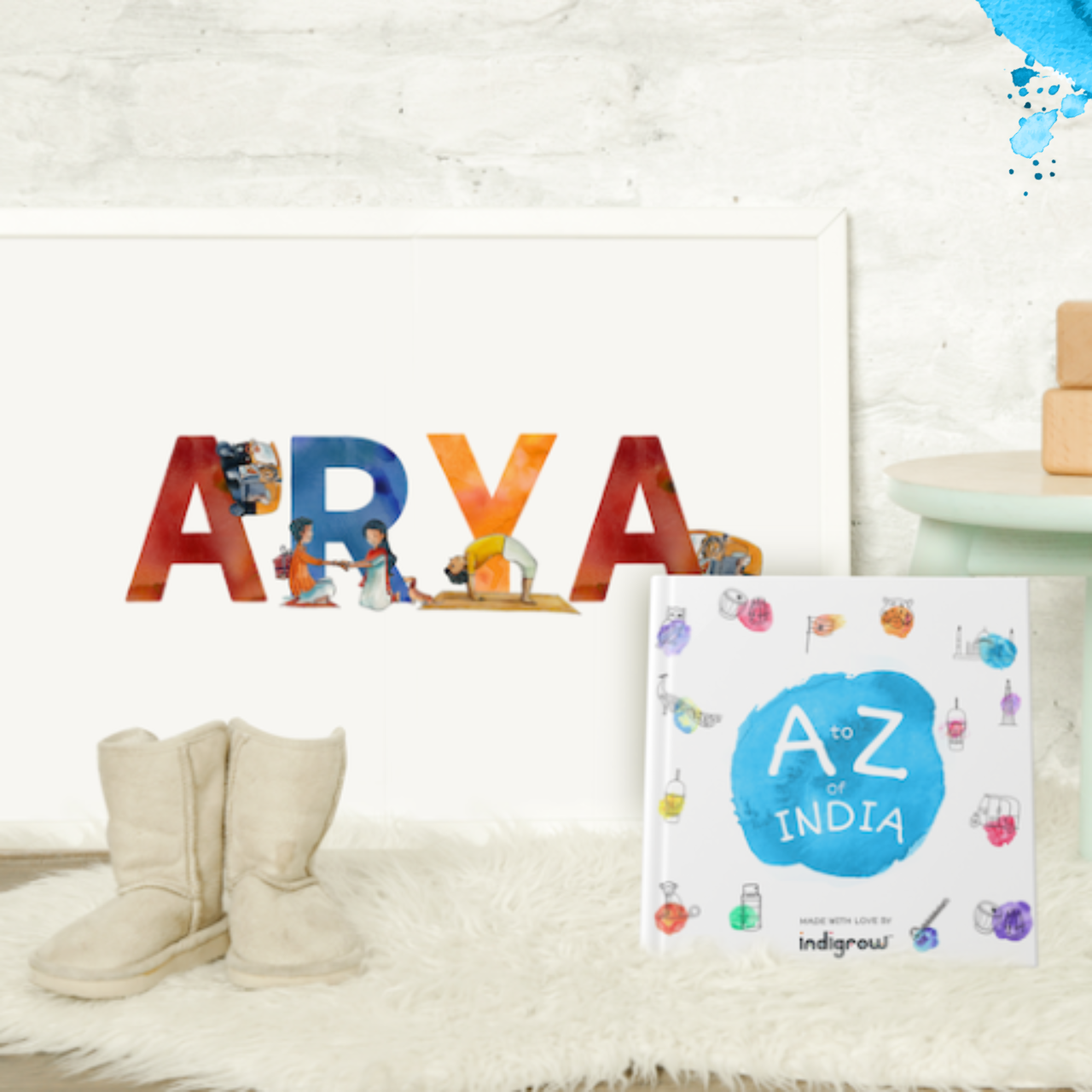 Personalised Name Poster + Story Book